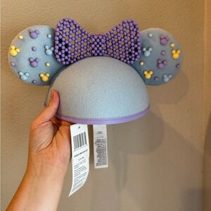 NWT Pastel Mickey Beaded Mouse Ear Hat